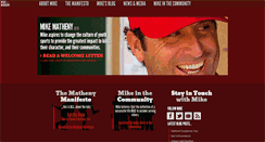 Desktop Screenshot of mikematheny.com